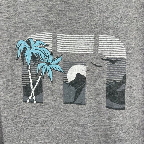 Travis Matthew Short sleeve T-shirt for men XXL Gray Graphic Tee Logo - Picture 3 of 6